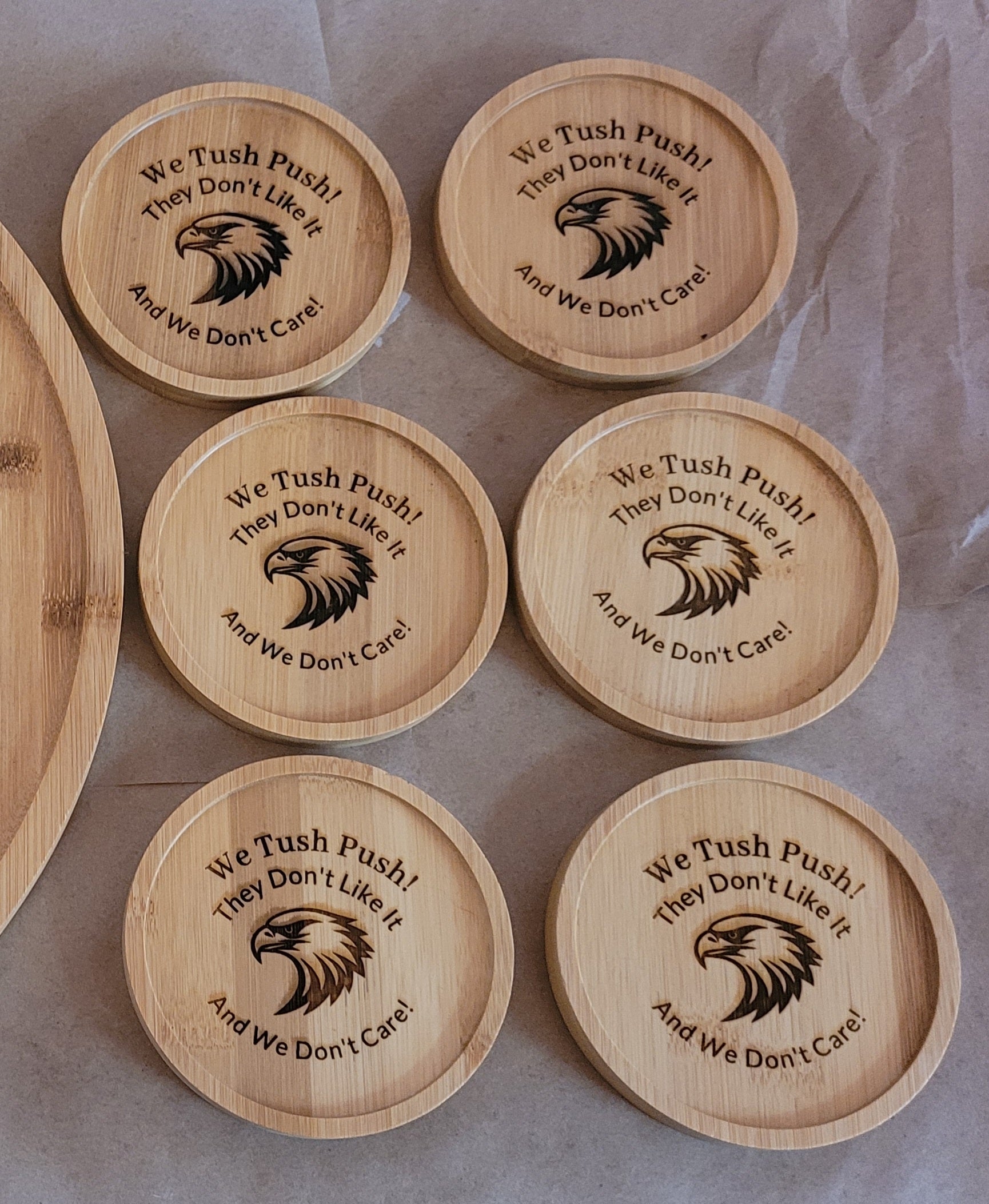 Eagles coasters - 6 pack