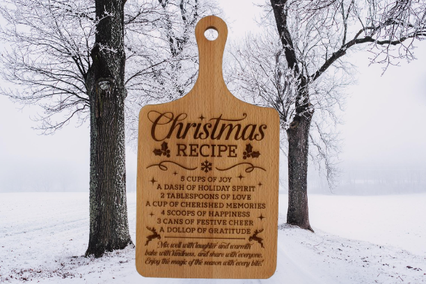 Christmas Recipe Board