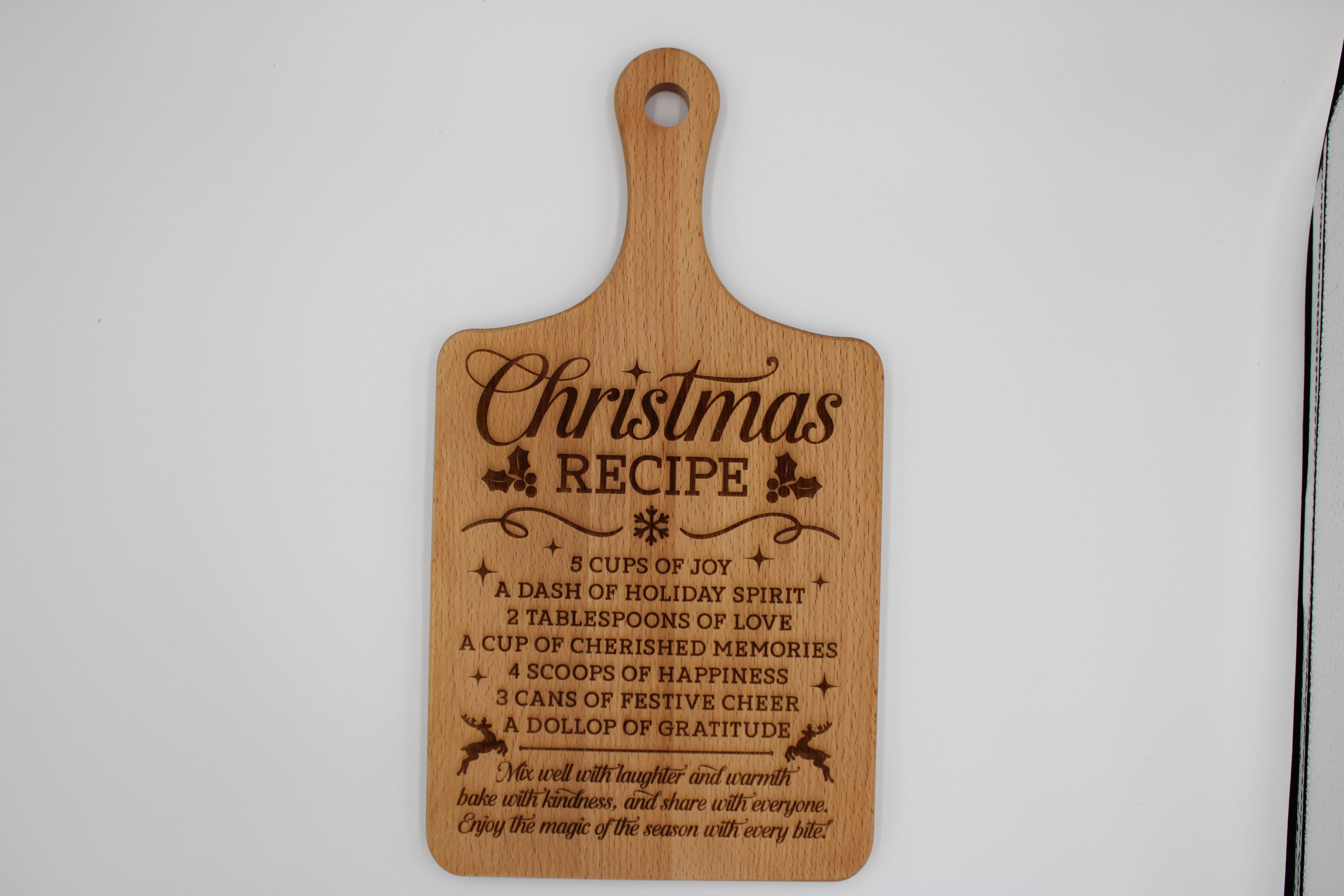 Christmas Recipe Board