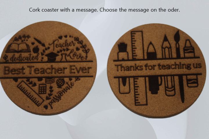 Coasters for teachers - All 4 shown for $10