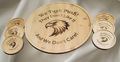 Eagles serving tray and a six pack of coasters